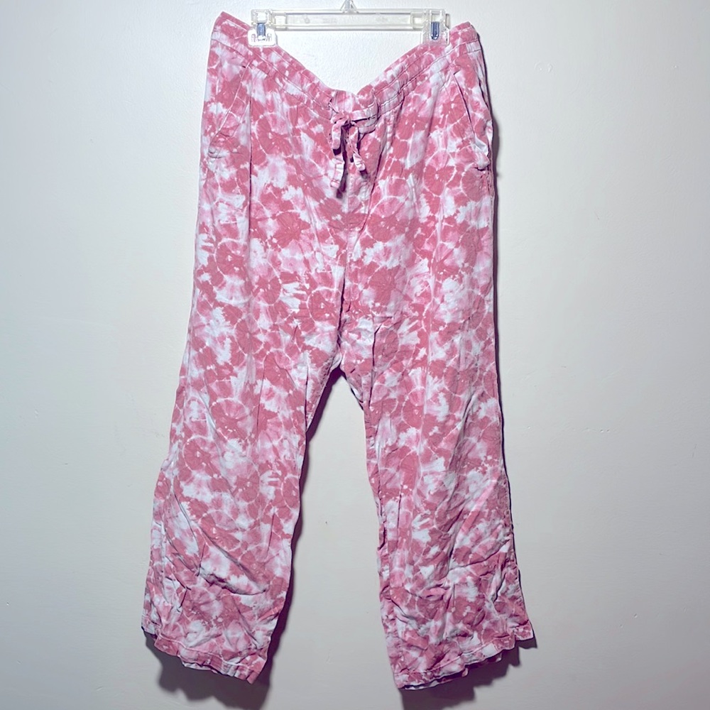 Size XL OLD NAVY tie dye Linen Pants